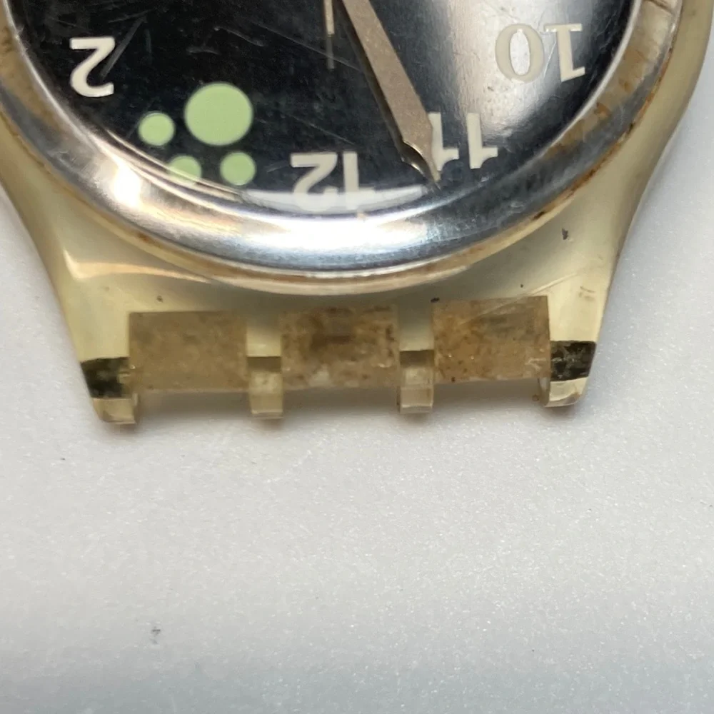 Swatch Bond 007 GE218 Blofeld's Cat Villain parts lot, new battery